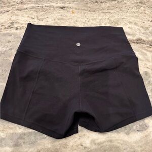 lululemon athletica Black High-Waist Athletic Shorts